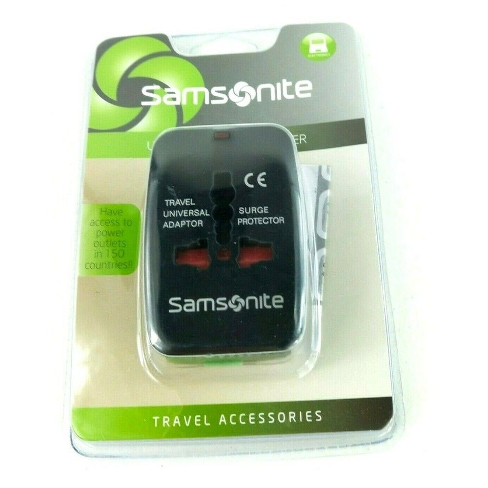 Samsonite Compact Travel Universal Adapter Worldwide New